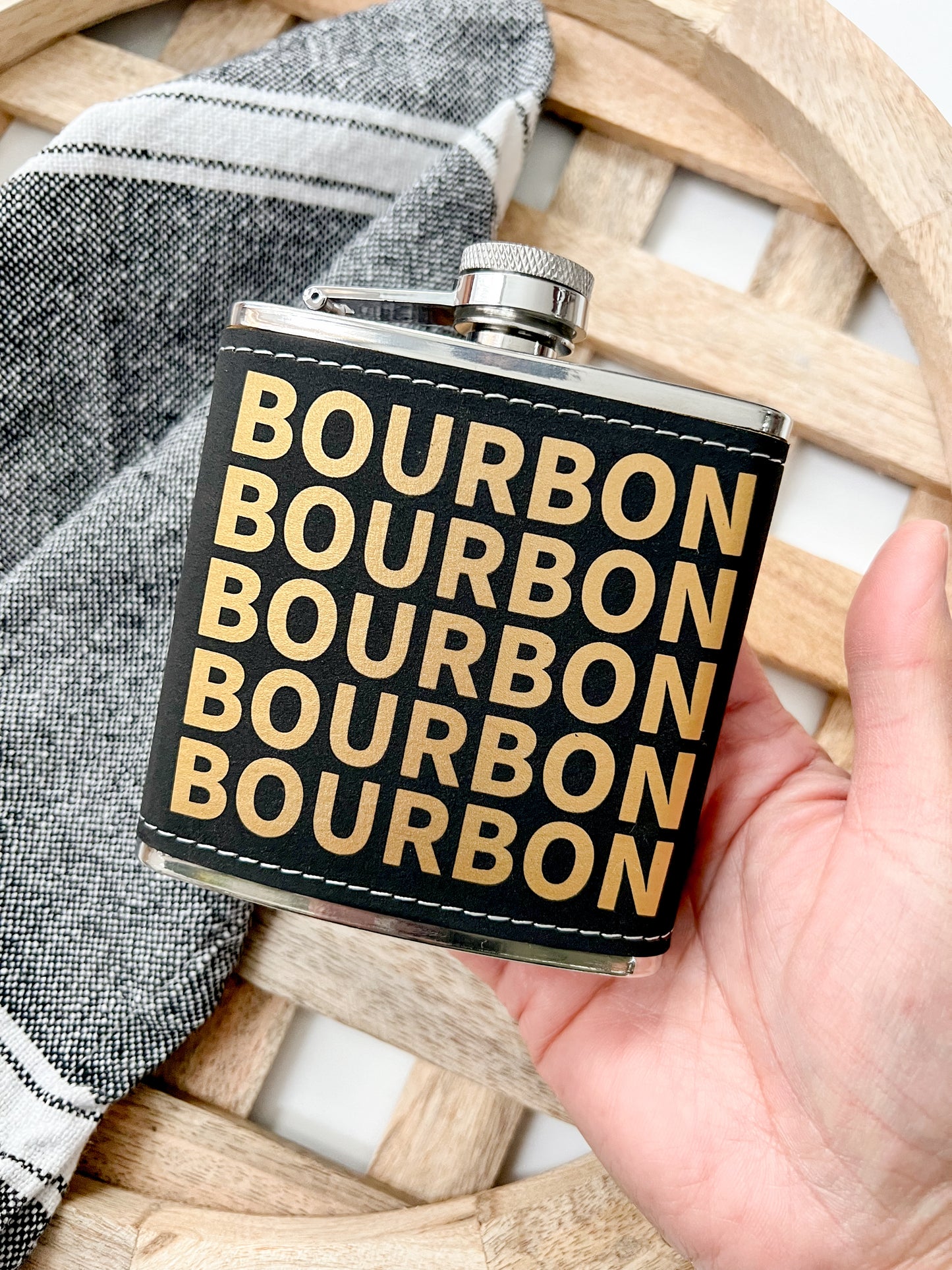 Bourbon Bourbon Flask