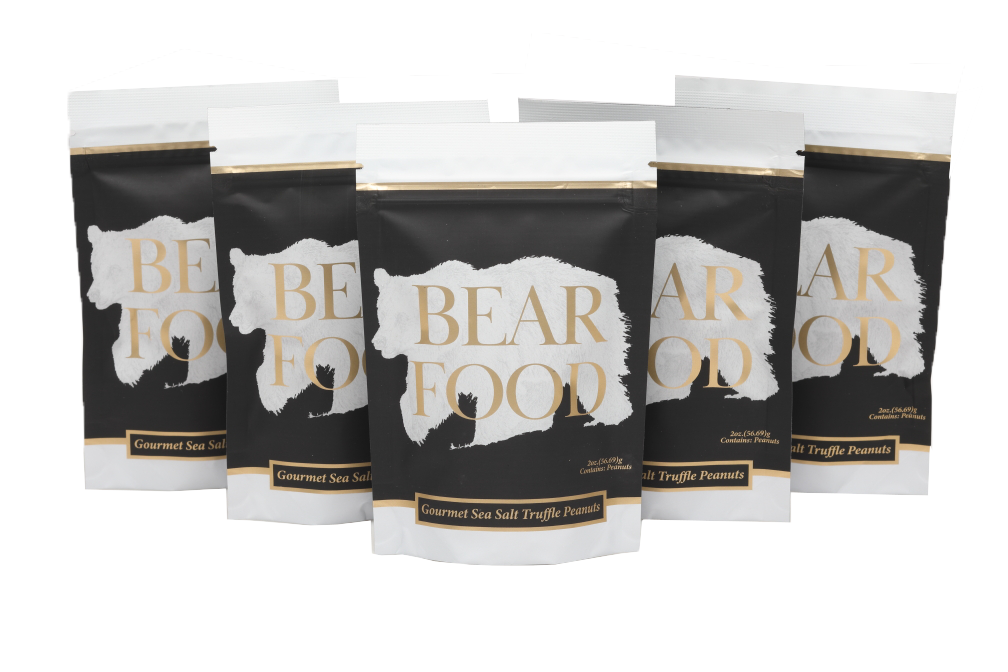 Bear Food - Sea Salt Truffle Gourmet Peanuts: 2oz Pouch
