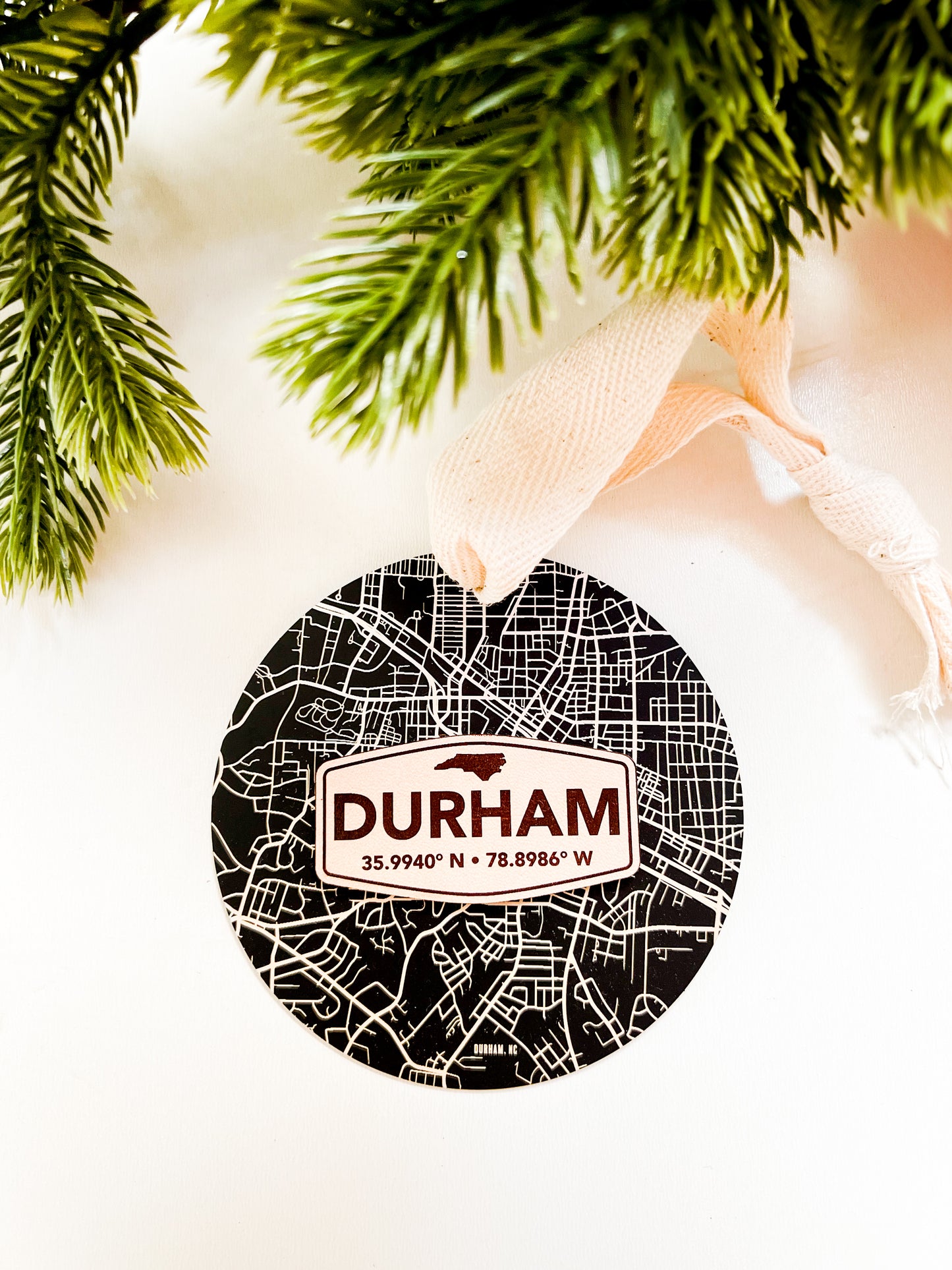 Durham Black Metal Ornament