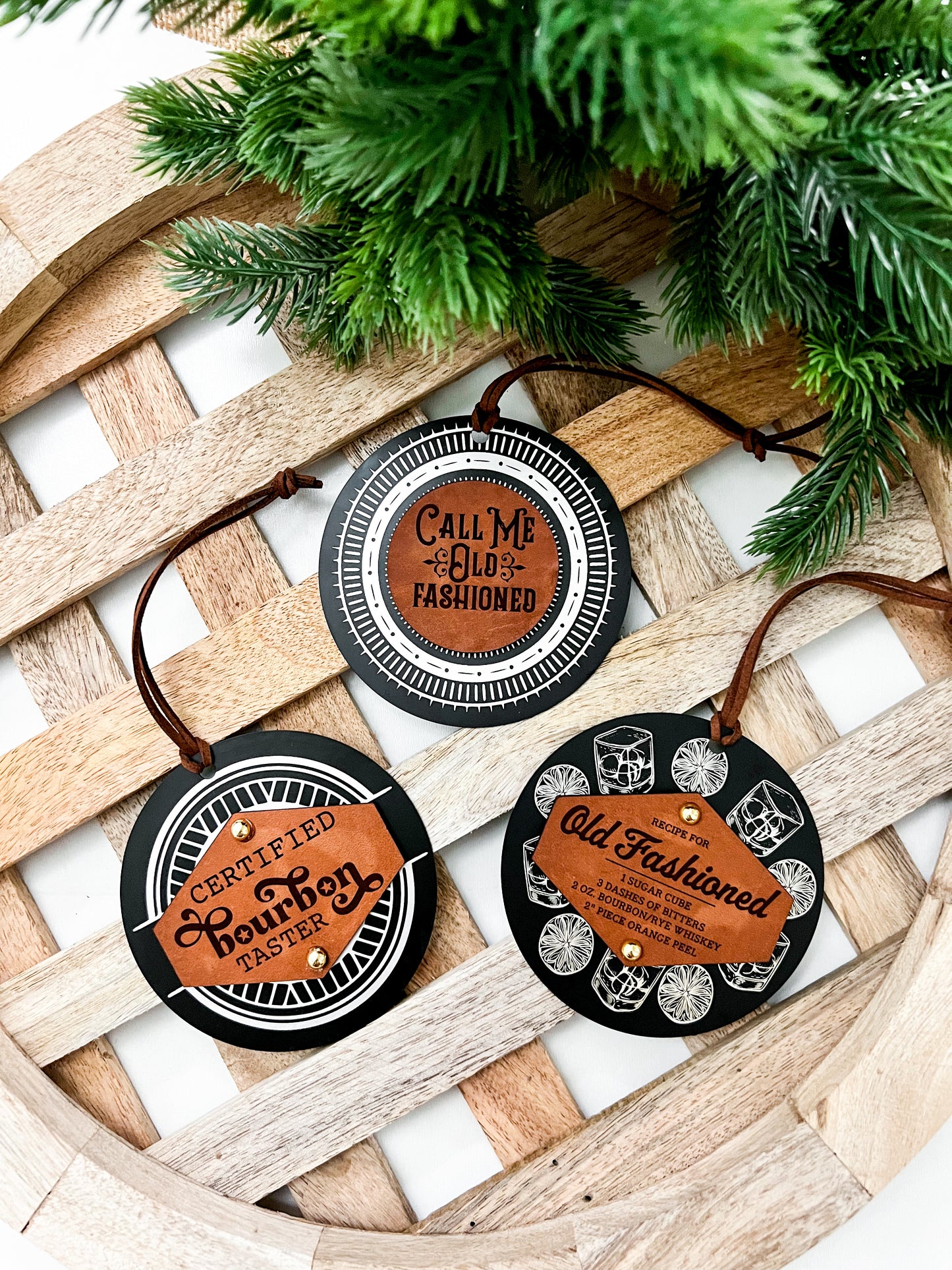 Certified Bourbon Taster Black Metal Ornament