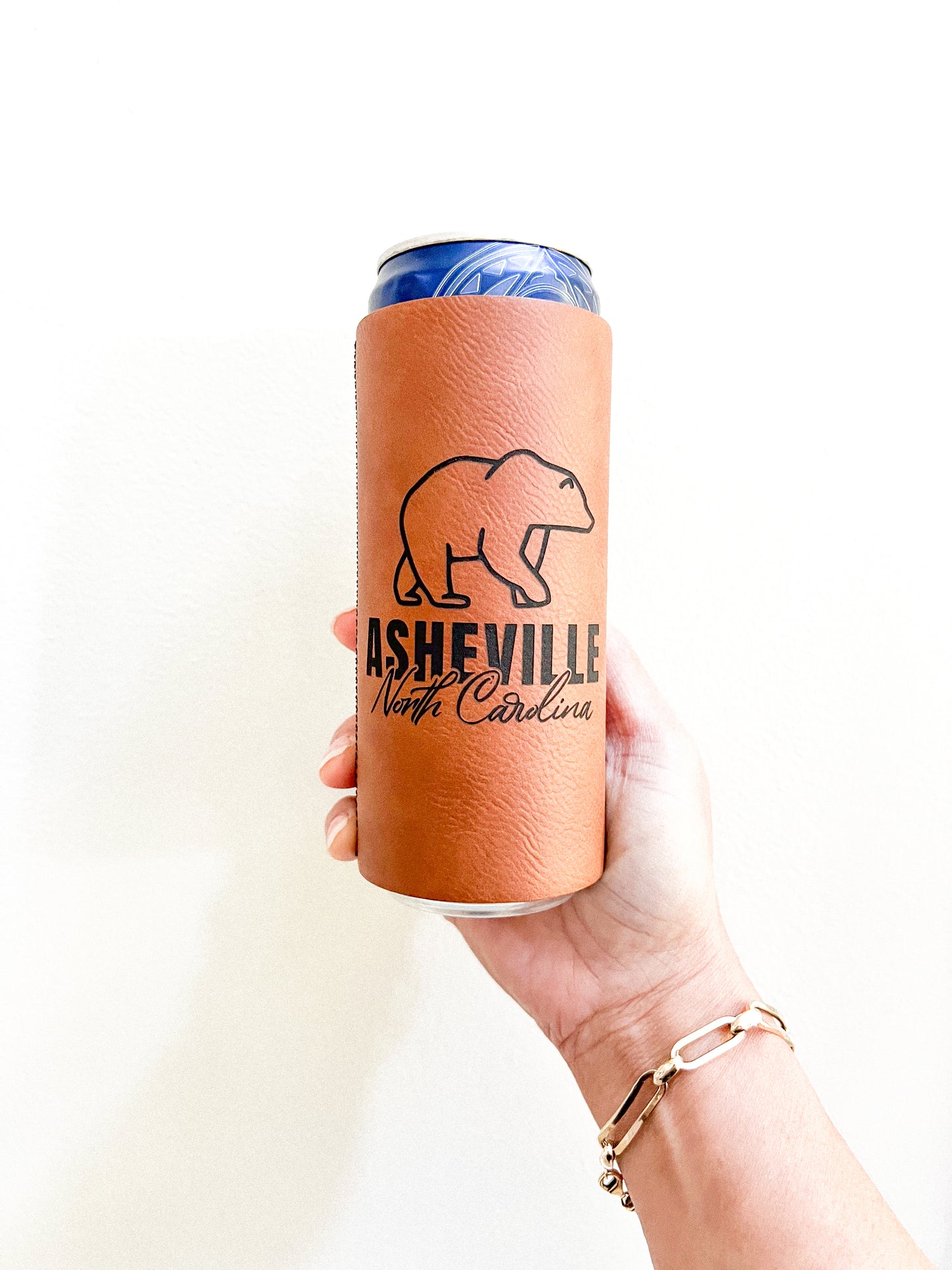 Asheville Beverage Leather Holder