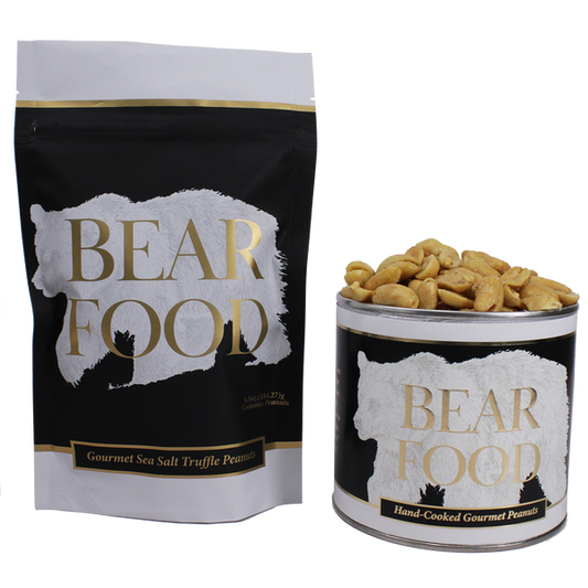 Bear Food - Sea Salt Truffle Gourmet Peanuts: 2oz Pouch