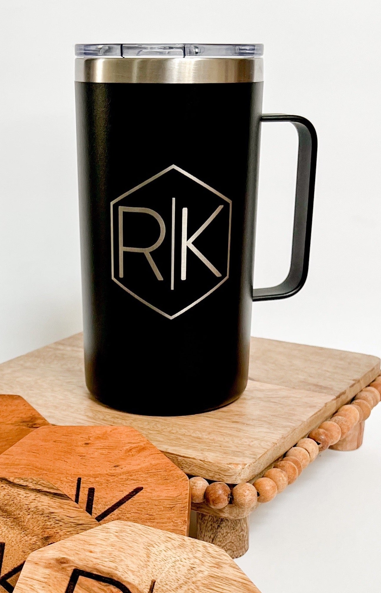 Custom Engraved Insulated Coffee Travel Mug