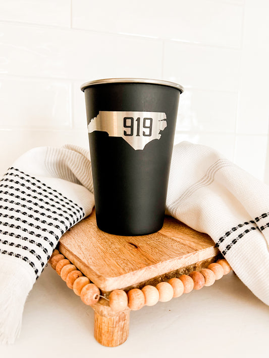 919 Engraved Pint Cup