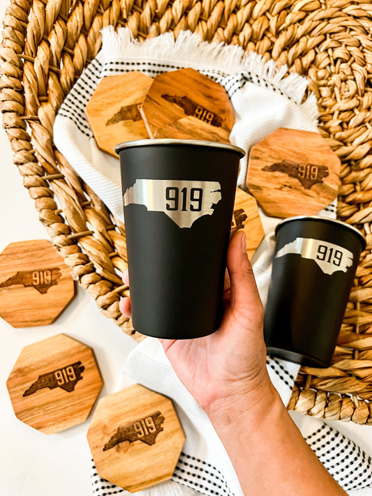 919 Engraved Pint Cup