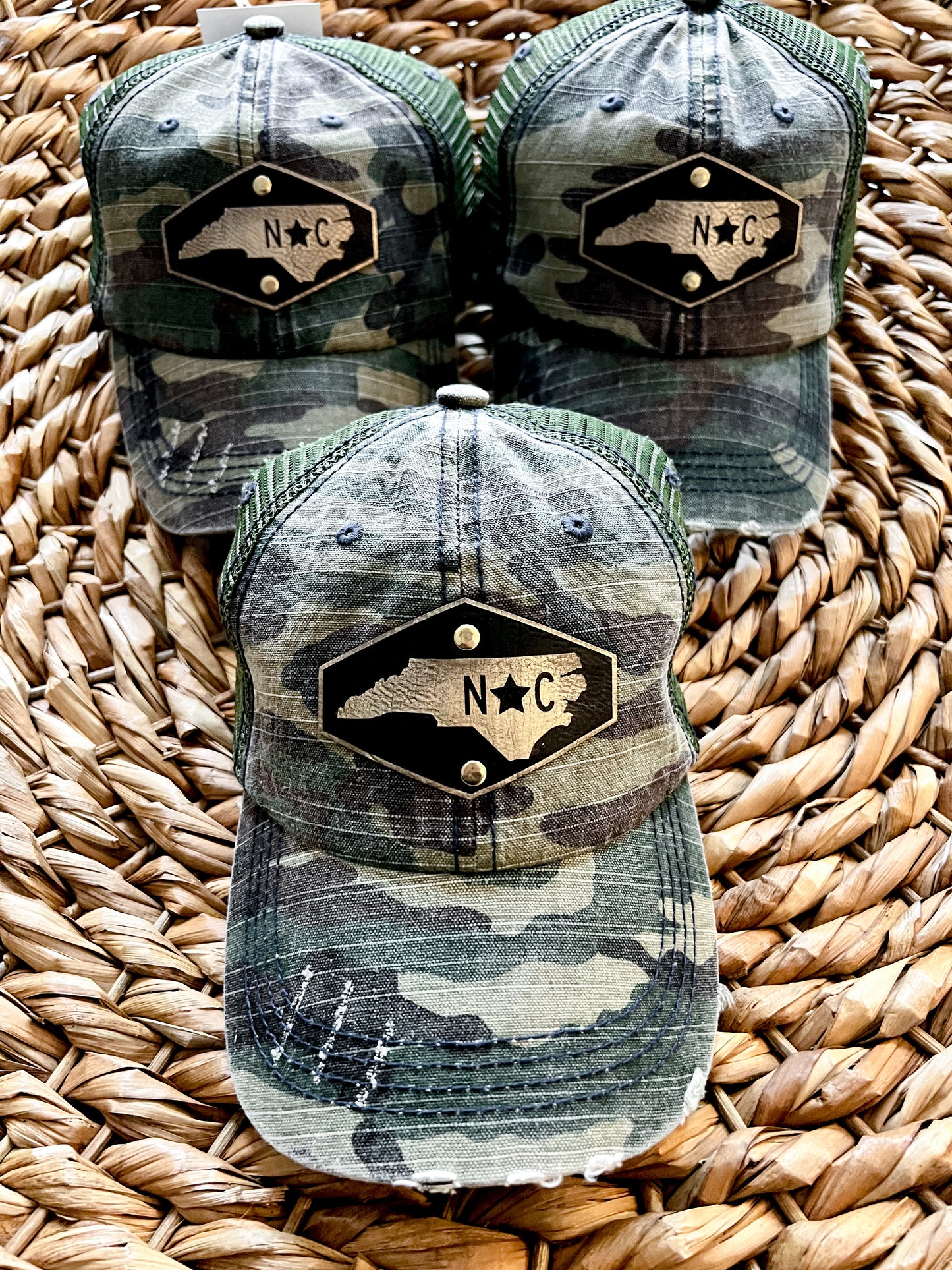 NC Leather Patch Hat