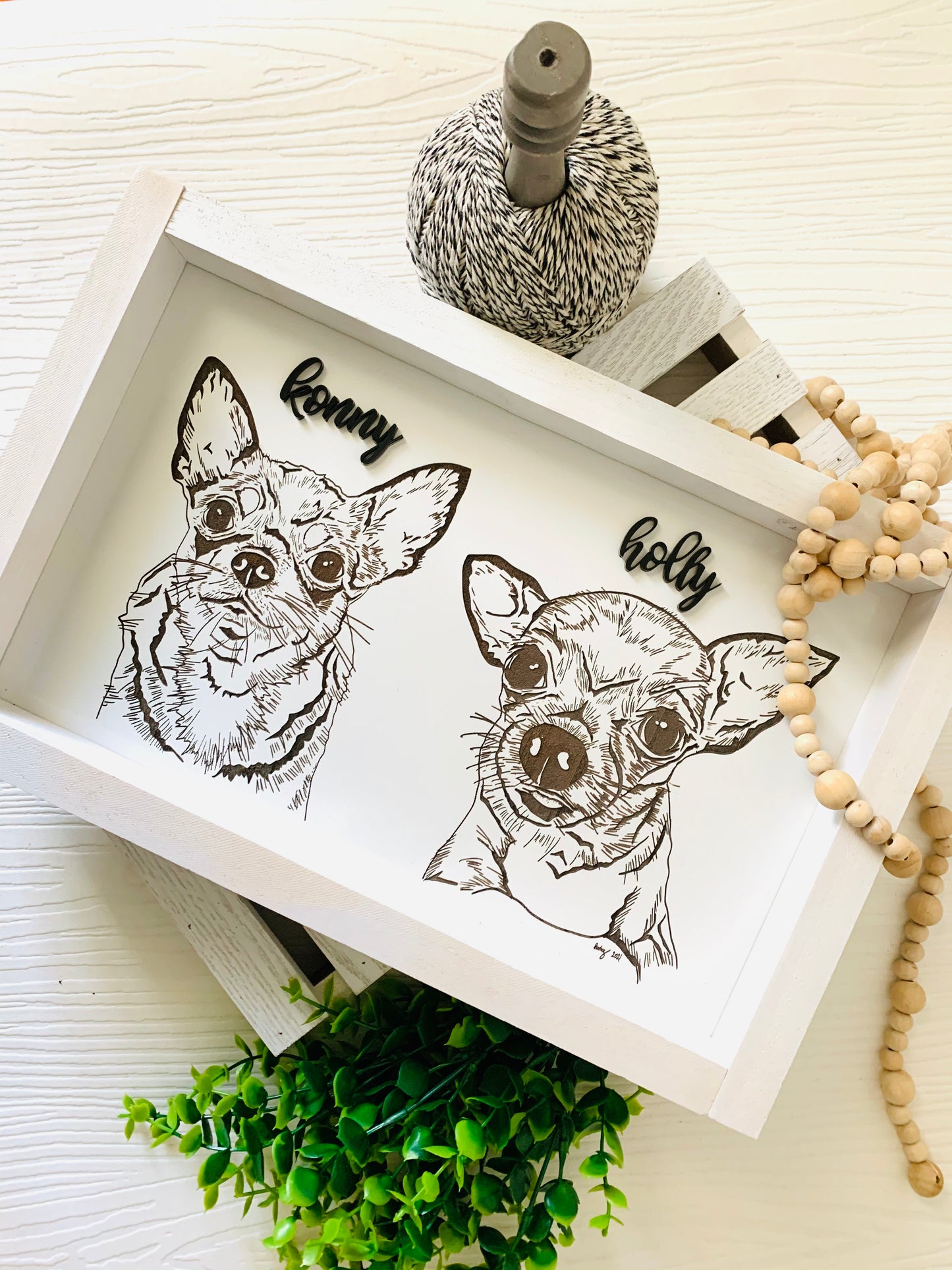 Custom Pet Portraits for Two