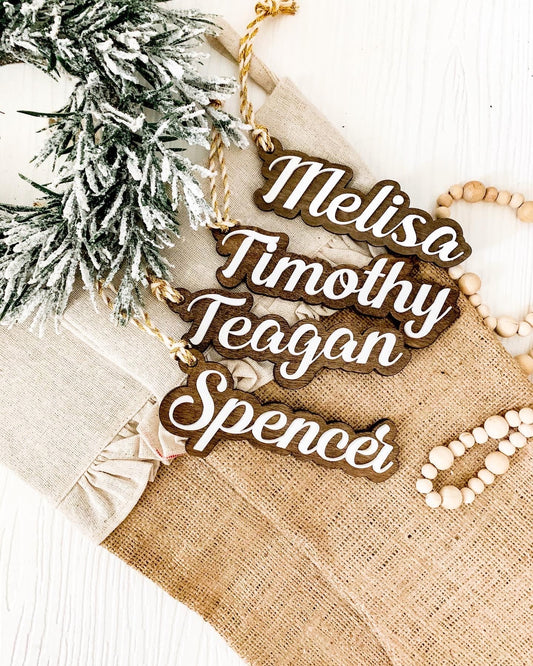 Stocking Tags