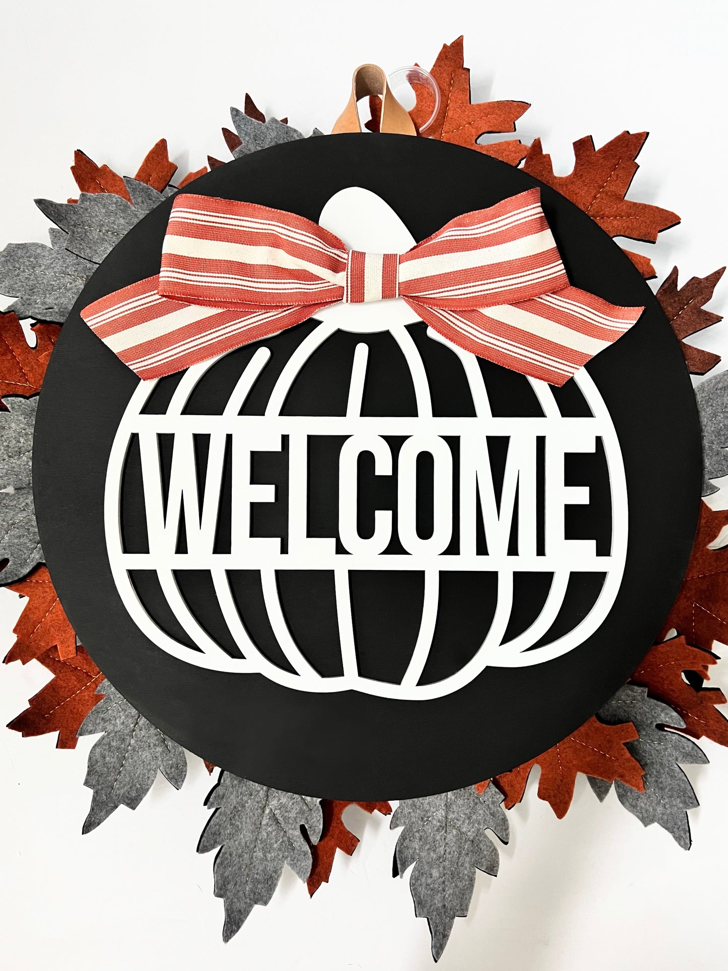 Welcome Fall Round Sign