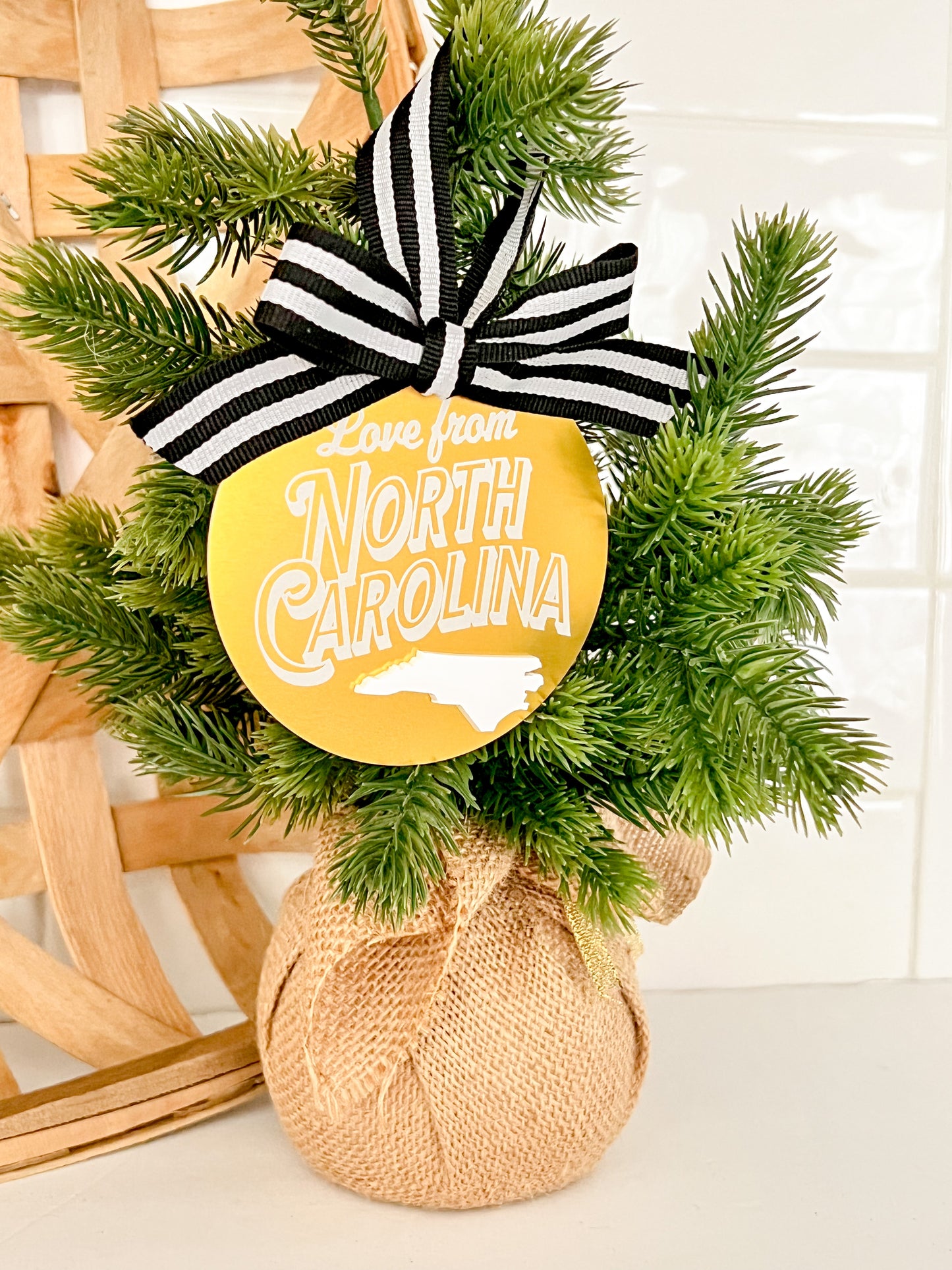 Love From North Carolina Ornament