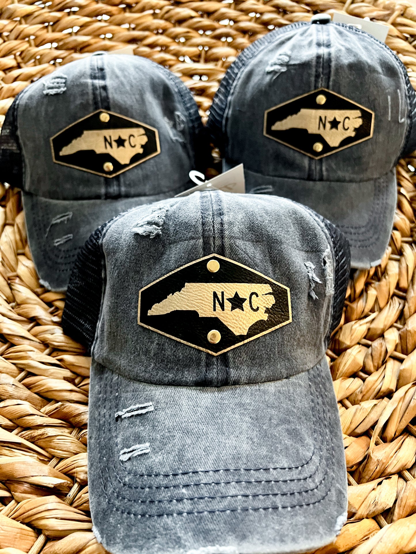 NC Leather Patch Hat